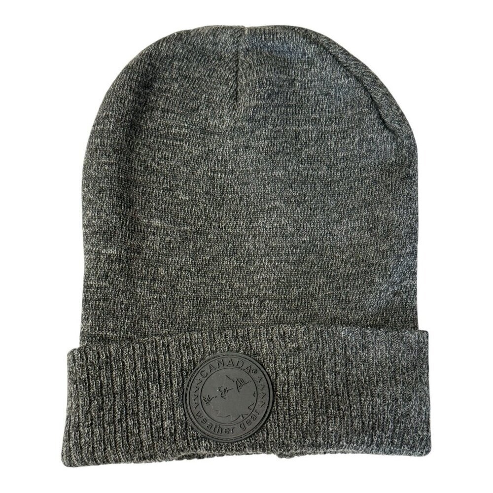 Canada Weather Gear Winter Cuffed Beanie Hat~One Size Fits Most~Charcoal L10 05